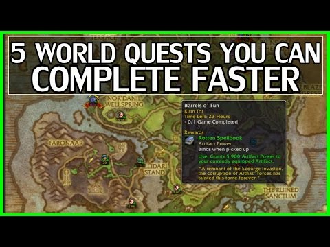 5 World Quests You Can Complete Faster - WoW Legion #4