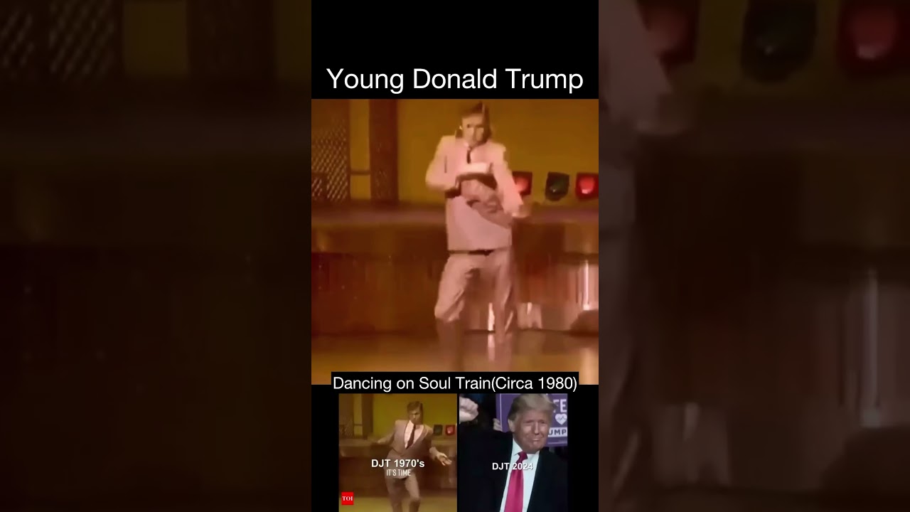Donald Trump Dancing 1980s Soul Train. #donaldtrump #presiden2024 #fyf #foryou #fypp  #youtubeshorts