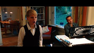 Voi che sapete (Mozart) | boy soprano Aksel Rykkvin (13y) & Sean Lewis | rehearsal