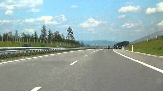 preview picture of video 'Route 538 to D1/50 Tatranská Štrba - Poprad HI-speed'