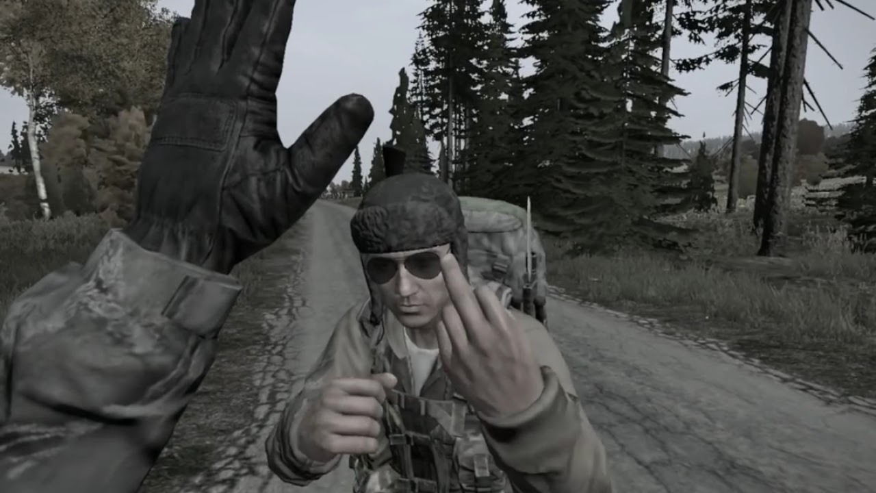 Dayz - Tried to high-five a guy coming out of Grishino - YouTube