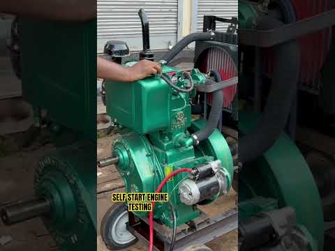12 HP BHARAT JYOTI SELF START ENGINE TESTING FOR OUR YOUTUBE CUSTOMERS ✅🔥🔥🔥
