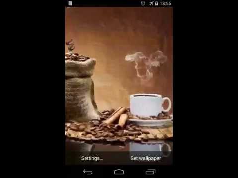 Coffee Live Wallpaper Video