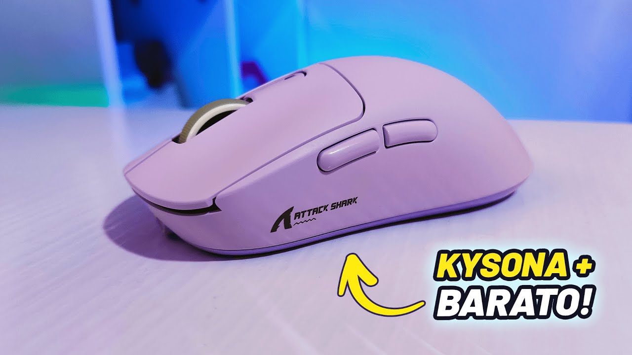 O Mouse que NINGUÉM PEDIU, mas PRECISAMOS!👏 Attack Shark X3 🖱 [Review e Comparativo com Kysona M600]