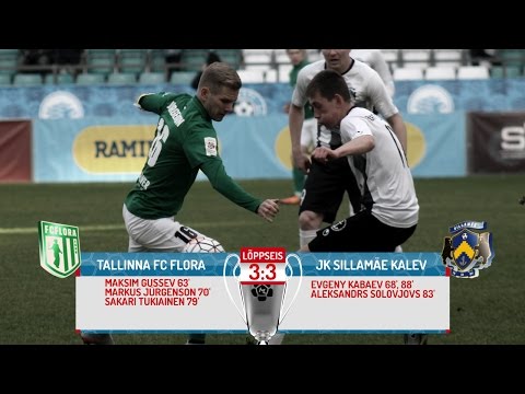 35. voor 2016: Tallinna FC Flora - JK Sillamäe Kalev 3:3 (0:0)