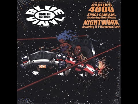 Sir Menelik AKA Cyclops 4000 (feat. Kool Keith) - Space Cadillac (1997, Blue Vinyl)