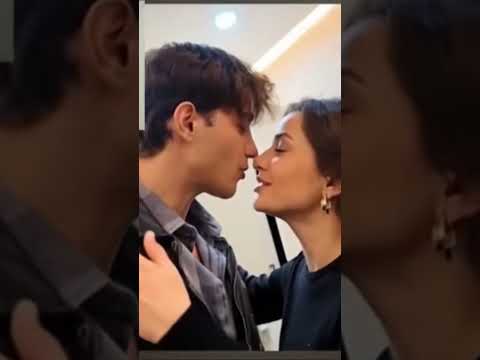 Feride Özdinç Ahmet Can Dündar Sevgili Olduklarını Açıklayıp Öpüştüler #ferah #ferideözdinç