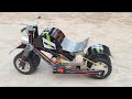 How To Make A Amazing Electronic Mini Toy Motorcycle With Soda Can DIY