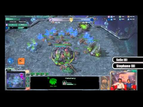 Stephano vs SaSe map 1 - Semi Finals Grubby SC2 Series Pro Invitation