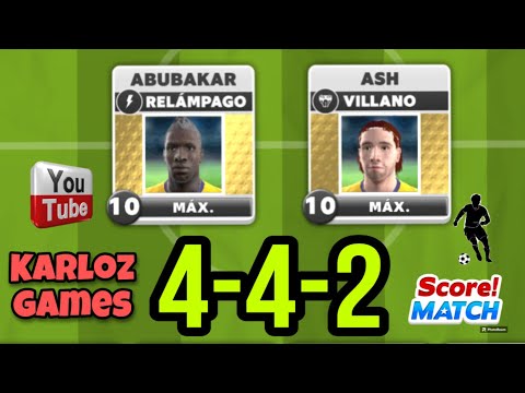 (4-4-2) Lightning & Villain MBP, Racha de 10 seguidas 😎🦾🥸 (Score! Match)