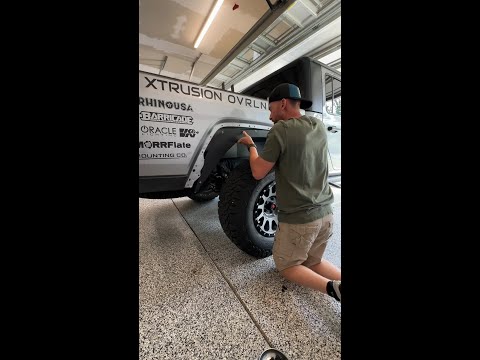 Today's mission! 🛠️ Inner Fender liners! Watch as we tame those wild wheels! 😂