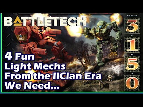 BattleTech: 4 Fun IlClan Era Light Mechs We Need...