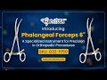 Phalangeal Forceps 6" Opening Diameter 4mm