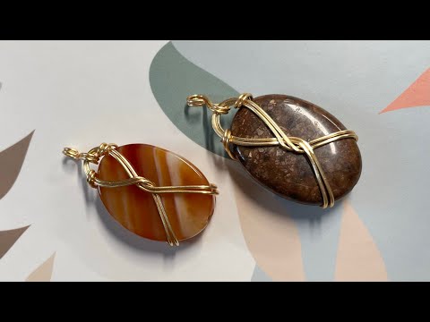 Tutorial, how to wrap wire around stones