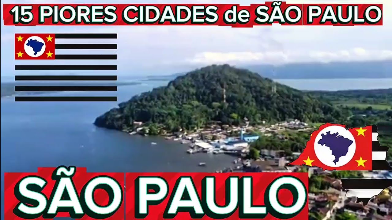 CONHEÇA 15 PIORES CIDADES DE SÃO PAULO 2026 [Ranking FIRJAN 2025]