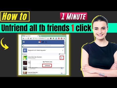 How to delete friends on facebook quickly 2022 | unfriend all fb friends in one click