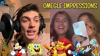 More Cartoon Impressions on Omegle (Funny Reactions)