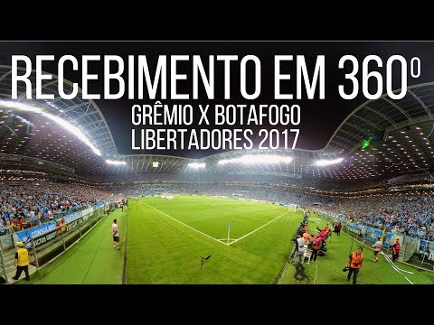 "RECEBIMENTO EM 360º  - Grêmio x Botafogo" Barra: Geral do Grêmio • Club: Grêmio • País: Brasil