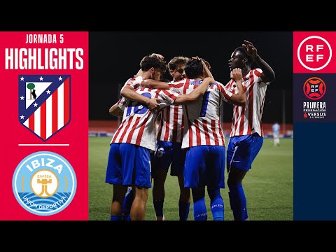 Resumen #PrimeraFederación | Atlético Madrileño 2-0 UD Ibiza | Jornada 5 | Temp. 25/26