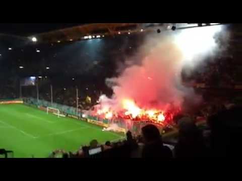 Pyro Borussia Dortmund - Dynamo Dresden 25.10.2011 DFB Pokal