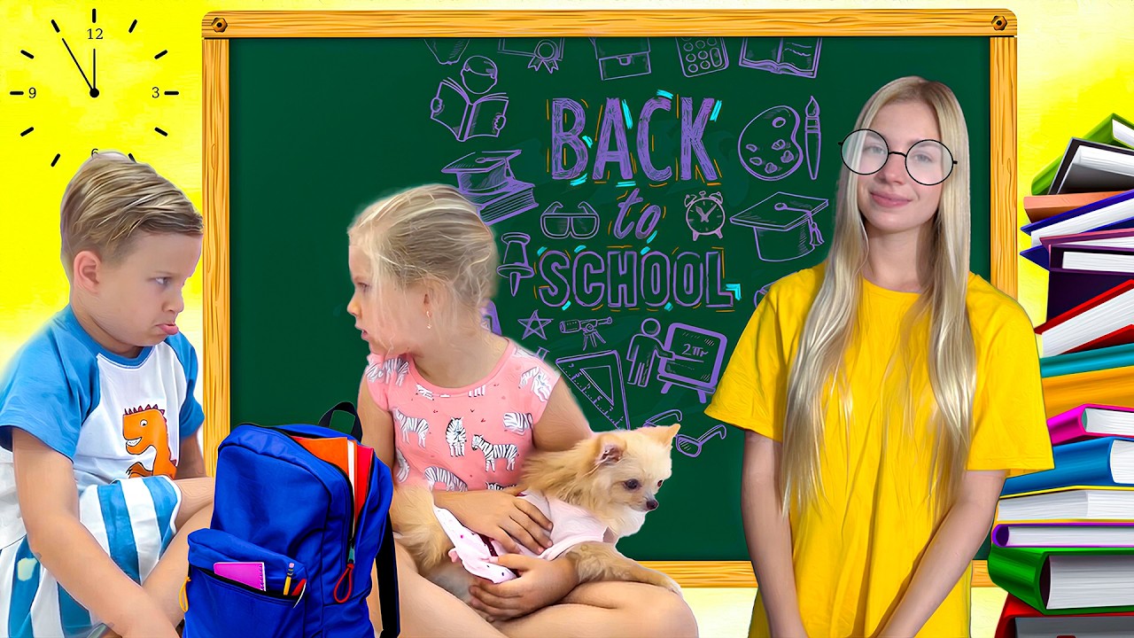 Maggie and Diana Back to School Stories for Kids!