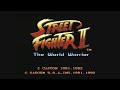 Street Fighter II The World Warrior SNES Playthrough