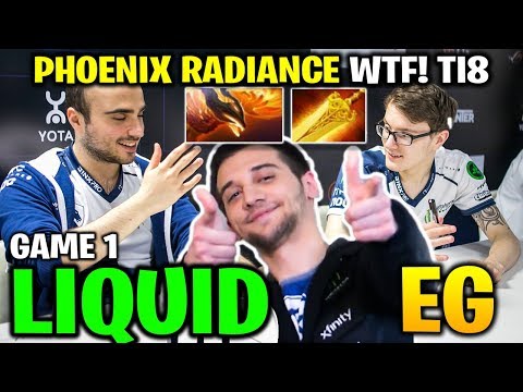 LIQUID vs EG TI8 - UNBELIEVABLE PHOENIX RADIANCE - Game 1