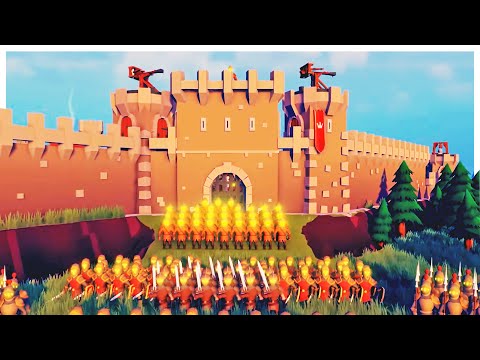Fortifying with Stone Walls & a Massive Army to Survive the Enemies Siege - Becastled