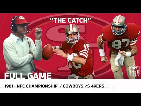 "The Catch" Cowboys vs. 49ers 1981 NFC Championship | NFL Full Game