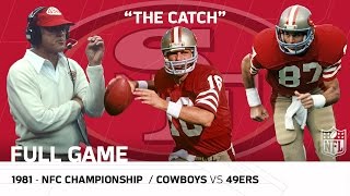 &quot;The Catch&quot; Cowboys vs. 49ers 1981 NFC Championship | NFL Full Game