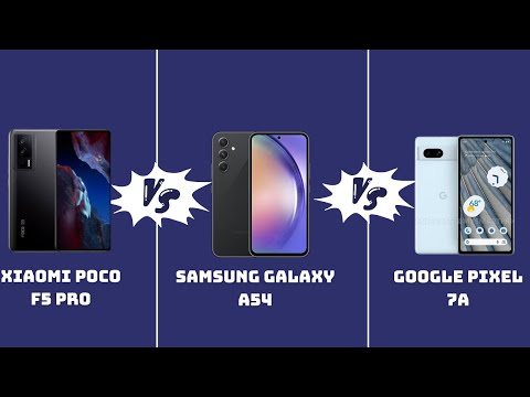 Xiaomi Poco F5 Pro VS Samsung Galaxy A54 VS Google Pixel 7A | Animated Comparison | Full Comparison