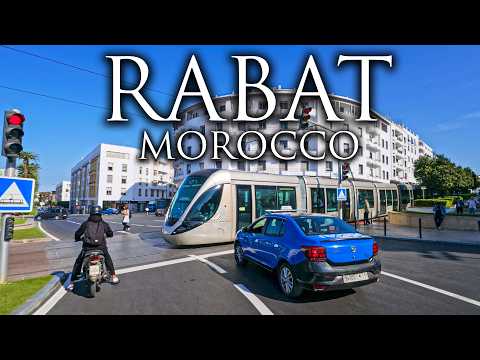 Driving in Rabat (Morocco), the most beautiful capital in Africa (2025)