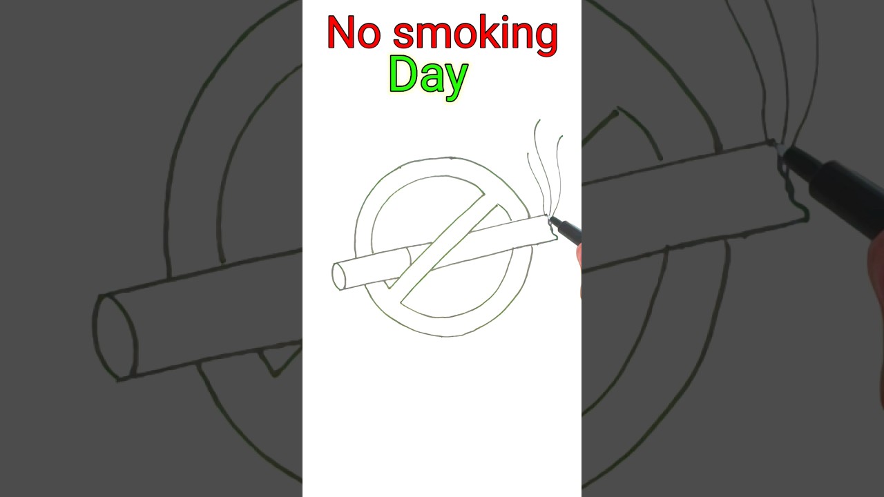 No Smoking Day Drawing #shorts #art #drawing #nosmoking