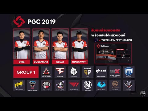 [TH] PUBG GLOBAL CHAMPIONSHIP DAY 1 | GROUP 1