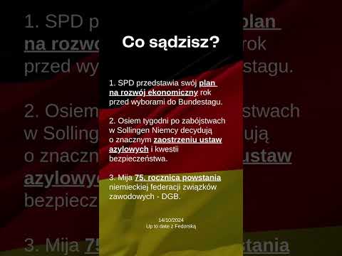 Up to date z Fedorską 14/10/2024