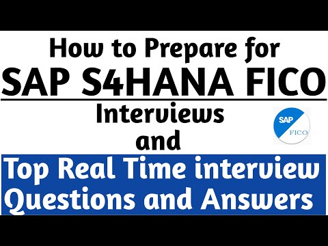SAP S4HANA FICO Interview Topics || Most asked SAPFICO Interview Questions and Answers (Part-1)