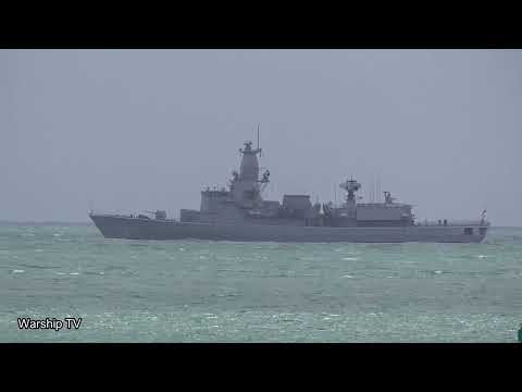 ROYAL NETHERLANDS NAVY HNLMS VAN AMSTEL F831 IN PLYMOUTH SOUND 14-6-24