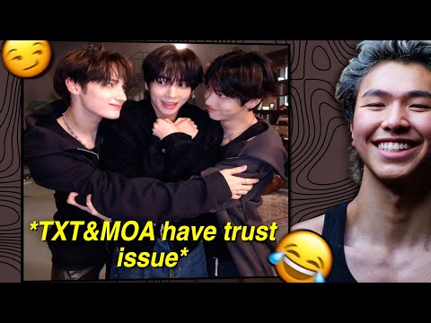 Athlete React to Why TXT & MOAs have trust issues with each other