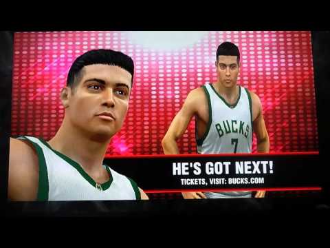 NBA2K16 PS3 My Career 1st Game Debut