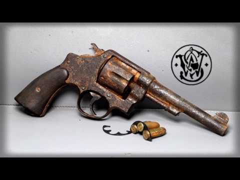 Restoration of a WW1 1918 Smith & Wesson revolver, (with test firing), #restoration