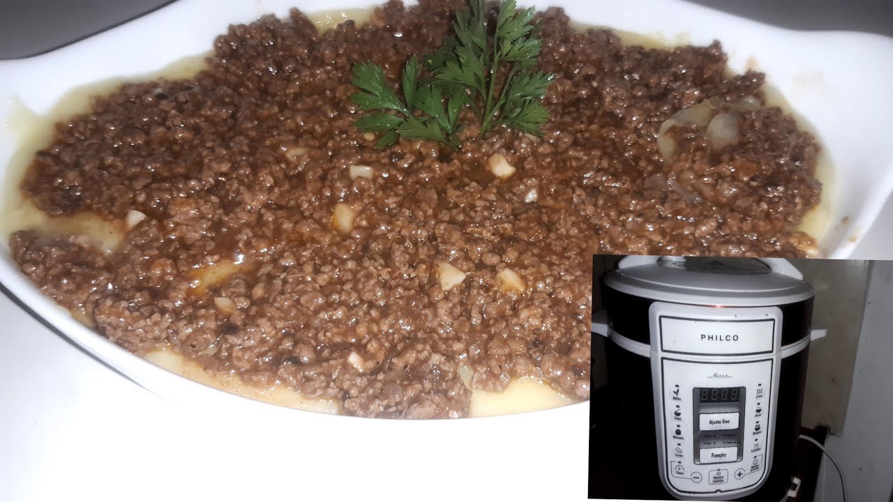 POLENTA FEITA NA PANELA ELETRICA DE PRESSÃO😋