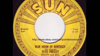 Elvis Presley - Blue Moon of Kentucky - Original Sun Records #209 - 1954 Rockabilly