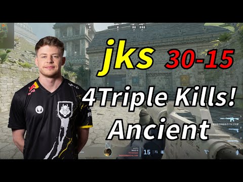 CS2 jks POV Faceit Ancient (30-15) | 24/06/28 #cs2 #demo