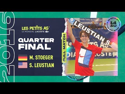 Les Petits As 2016 | Boys Quarterfinal | Moritz Stoeger vs. Stefan Leustian