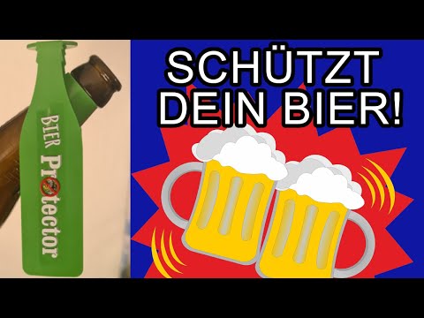 Bierschutz: Der Bier Protector Das beste Geschenk zum Herrentag und Männertag und Vatertag.
