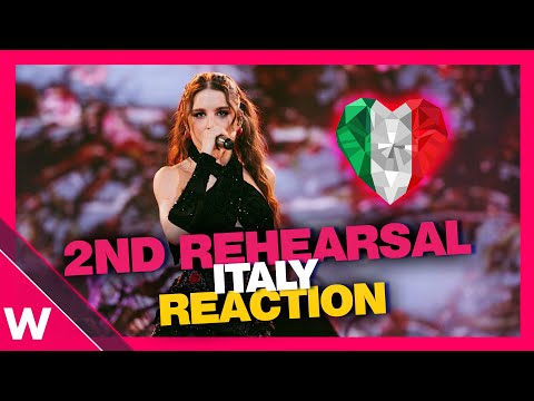 🇮🇹 Italy Second Rehearsal (REACTION) Angelina Mango - "La Noia" Eurovision 2024