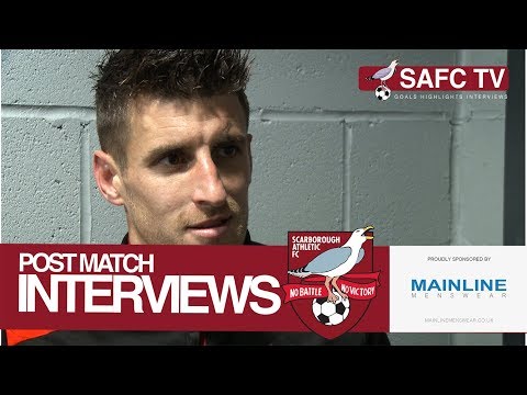 Post Match Interviews: Scarborough Athletic v Marske United - 19/08/2017