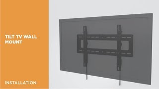 How To Install Tilt TV Wall Mount | LP46-46T 