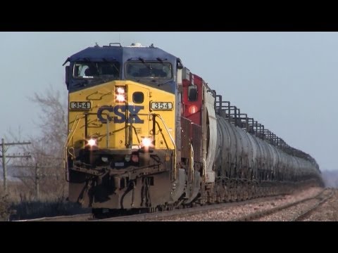 CSXT 354 West by the WSS Genoa on 11-13-2012