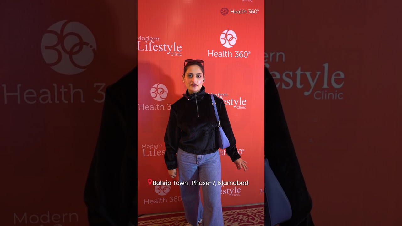 Ms. Arooba Atif at Health 360 Grand Launch#Health360 #GrandLaunch #BahriaTownPhase7 #OneRoofServices